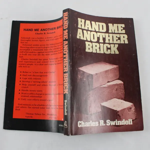 Hand Me Another Brick Charles R. Swindoll Effective Leadership Paperback 1978