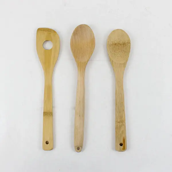 Lot of 8 Assorted Wooden Kitchen Utensils Spoons Spatulas 1 IKEA-Marked Piece