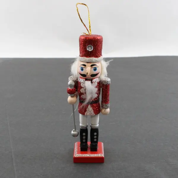 2020 Dar Kei International Wooden Nutcracker Ornament 5.25" Tall