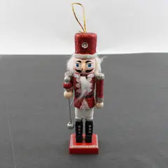 2020 Dar Kei International Wooden Nutcracker Ornament 5.25" Tall