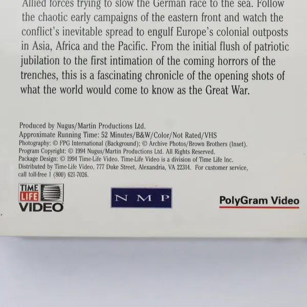 New Sealed The Century of Warfare: The World Goes to War 1900-1914 VHS 1994