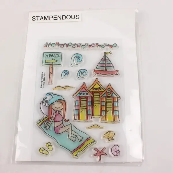 Lot of 3 Packs of Cling Stamp Sets Assorted Brands, 2 New 2017