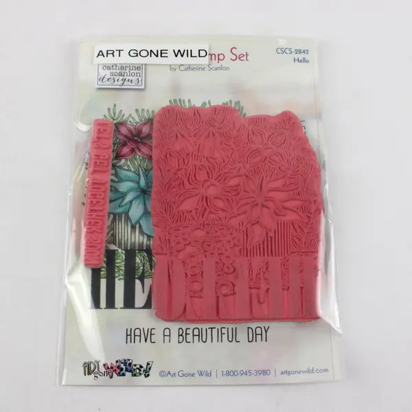 Lot of 3 Packs of Cling Stamp Sets Assorted Brands, 2 New 2017