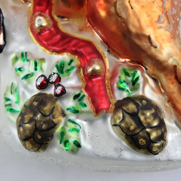 Christopher Radko 1997 Vintage Christmas Filly Hand Painted Glass Ornament 6.75"