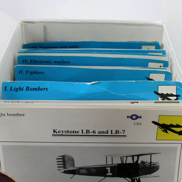 Vintage Warplanes Collectors Club Boxed Aircraft Photo Card Set
