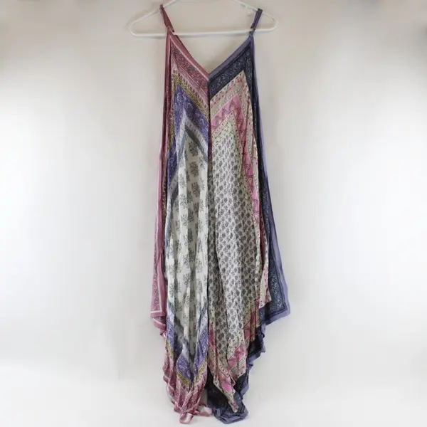 NWT Floreat Anthropologie Multicolor Asymmetrical Midi Sundress Women's XS/S