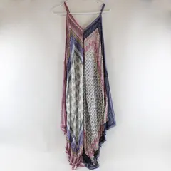NWT Floreat Anthropologie Multicolor Asymmetrical Midi Sundress Women's XS/S