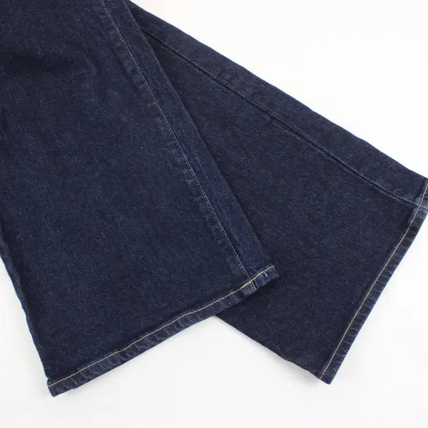 No Boundaries Women's Dark Wash Wide Leg Stretch Waist Jeans Sz S 4-6