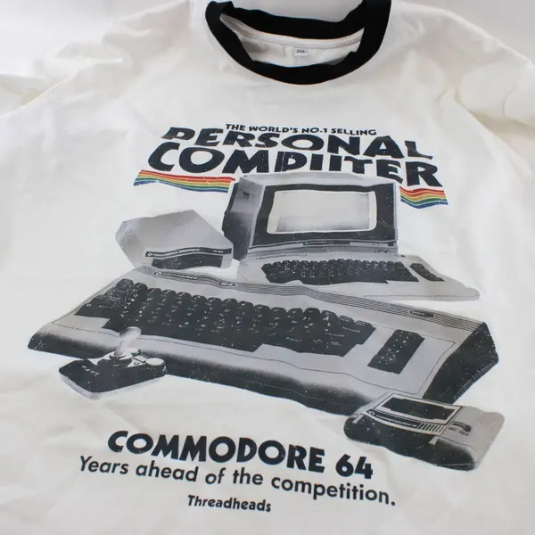 Commodore 64 Threadheads Graphic 3XL T-Shirt Men's Pre-Owned