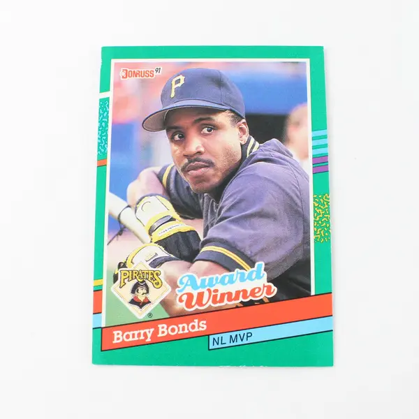 Lot of 4 Donruss Barry Bonds Baseball Trading Cards 1990-91