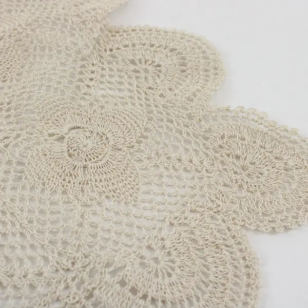Vintage LTD. Keepsake Lace Oblong Ecru Doily 12x18 NEW