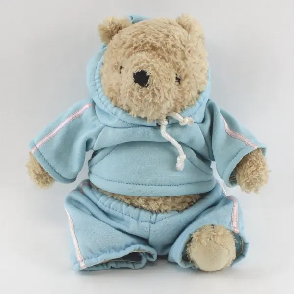 Disney Classic Pooh Plush Blue Hoodie Sweatpants Stuffed Animal