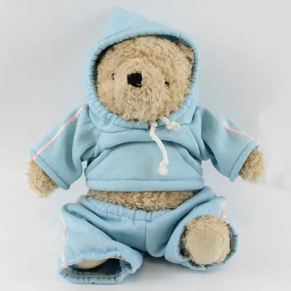 Disney Classic Pooh Plush Blue Hoodie Sweatpants Stuffed Animal