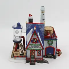 Dept 56 Real Plastic Snow Factory North Pole 56403 Retired
