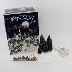 Department 56 Animated Reindeer Sleigh Up, Up & Away 52593 As-Is Parts or Repair