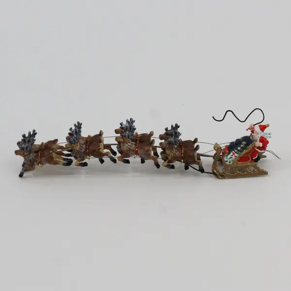 Department 56 Animated Reindeer Sleigh Up, Up & Away 52593 As-Is Parts or Repair