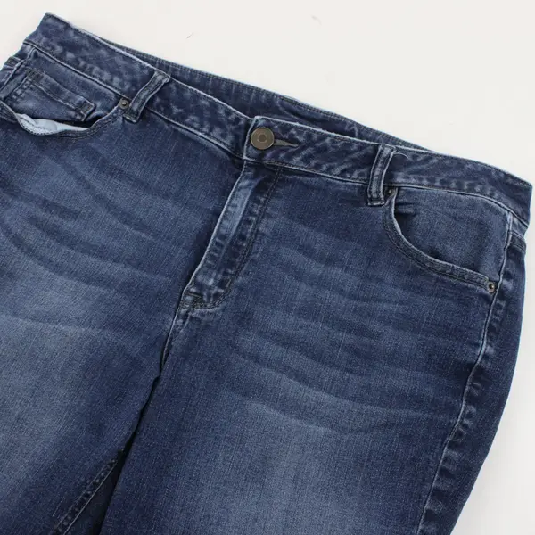 Venezia Women's Bootcut Jeans Size 18 Stretch Dark Wash Blue 