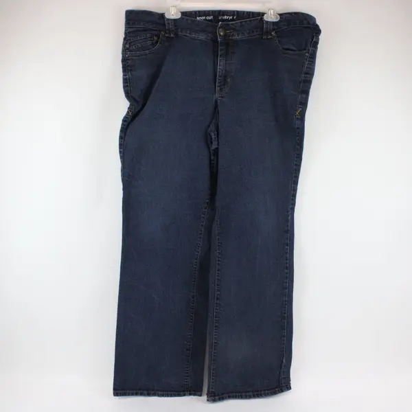 Lane Bryant Boot-Cut Jeans Women's Size 20 Average Dark Blue Wash