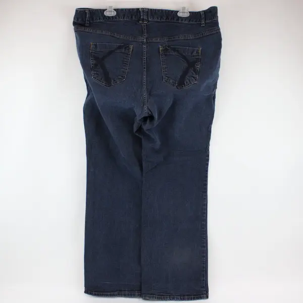 Lane Bryant Boot-Cut Jeans Women's Size 20 Average Dark Blue Wash