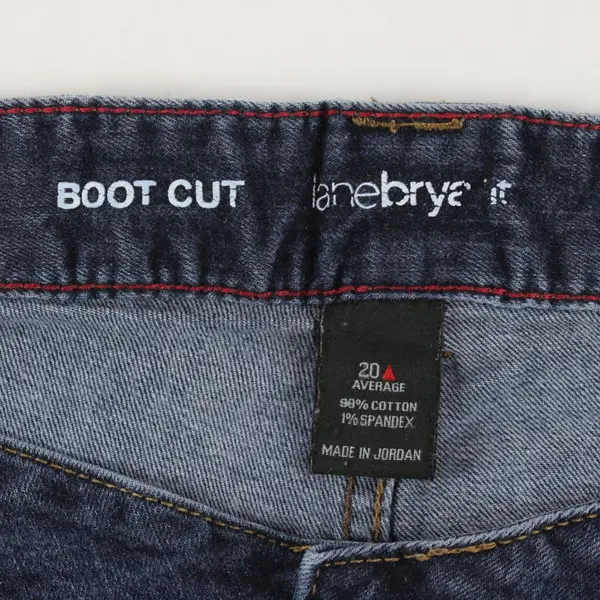 Lane Bryant Boot-Cut Jeans Women's Size 20 Average Dark Blue Wash
