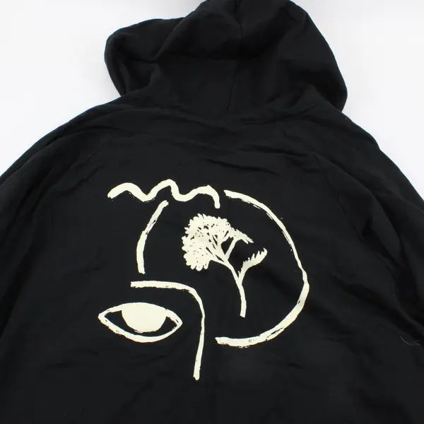 Organic Royal Apparel Black Humble Spirit Drawstring Zip Up Hoodie Size 2X