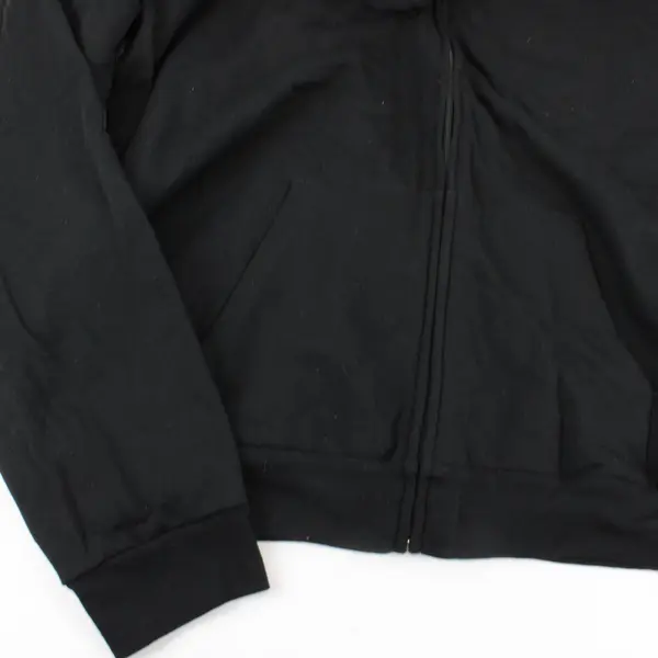 Organic Royal Apparel Black Humble Spirit Drawstring Zip Up Hoodie Size 2X