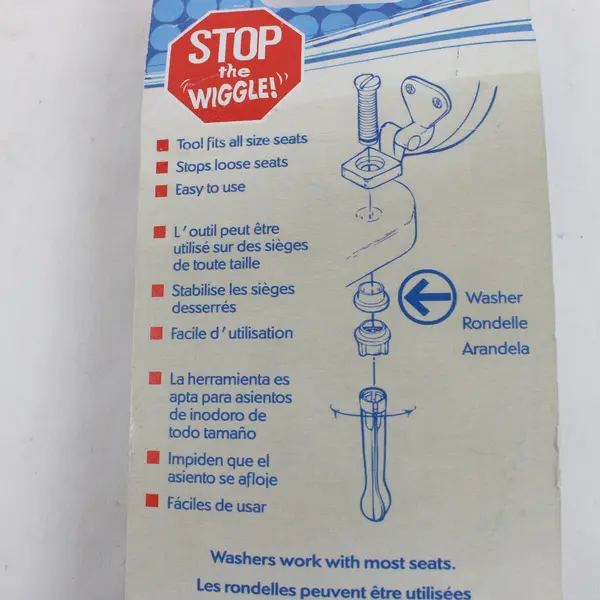 Ginsey Toilet Seat Tightening Kit Repair Hardware Loose Seat