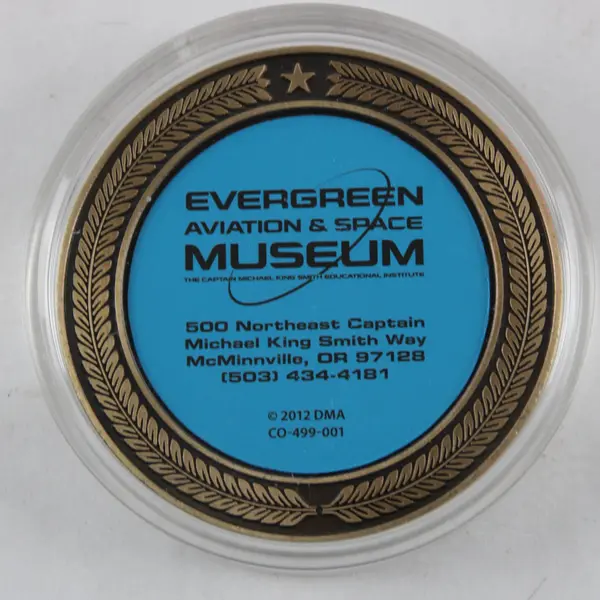 2012 Spruce Goose Holographic Medallion Evergreen Aviation Museum CO-499-001