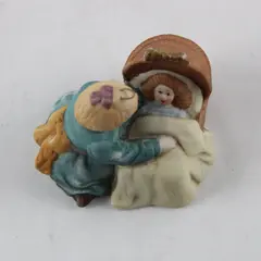 Schmid 'Mother Putting Daughter To Sleep' Vintage Ornament