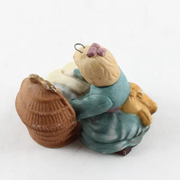 Schmid 'Mother Putting Daughter To Sleep' Vintage Ornament