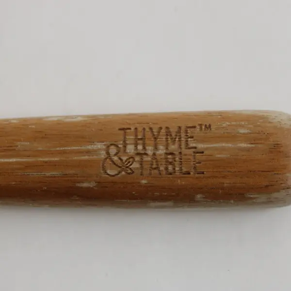 Thyme & Table Silicone Spatula Wood Handle Red Kitchen Utensil