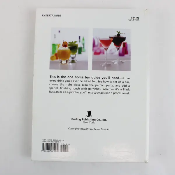 VTG Complete Home Bartender's Guide by Salvatore Calabrese 2002 Spiral Bound HC
