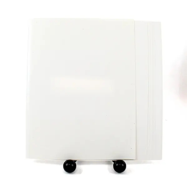 Coverbind Clear Linen White 1/16" Binding Covers 100ct New Open Box