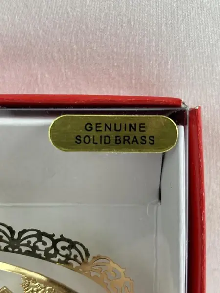 Nation's Treasures Bistro Maison McMinnville Oregon Brass Ornament