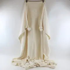Opalhouse Fuzzy White Throw Blanket 52x70 Soft Cozy Textured