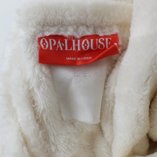 Opalhouse Fuzzy White Throw Blanket 52x70 Soft Cozy Textured