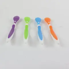 Lot of 4 Munchkin Baby Feeding Spoons Infant Toddler Utensils