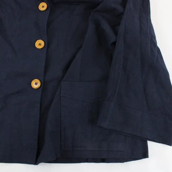 Dressbarn Women's Navy Blue 3/4 Sleeve Blazer Jacket 2XL Workwear
