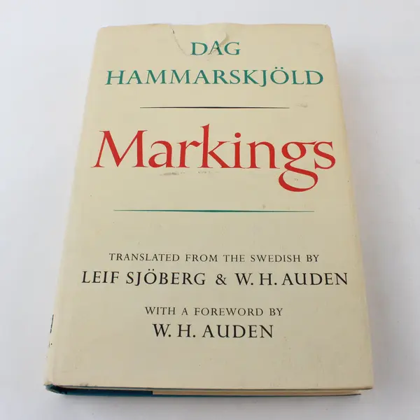 Markings Hardcover Dag Hammarskjöld Leif Sjöberg Book