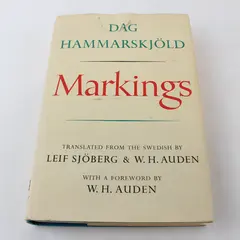 Markings Hardcover Dag Hammarskjöld Leif Sjöberg Book