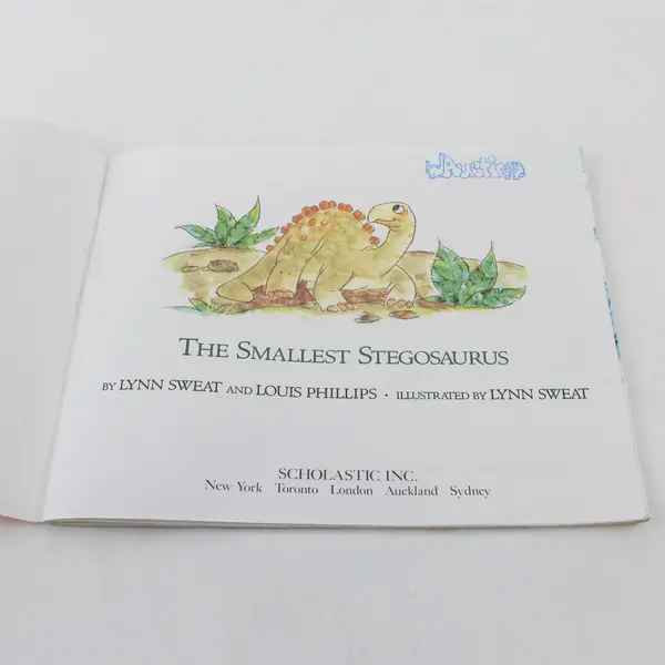 The Smallest Stegosaurus Lynn Sweat Louis Phillips Dinosaur Book