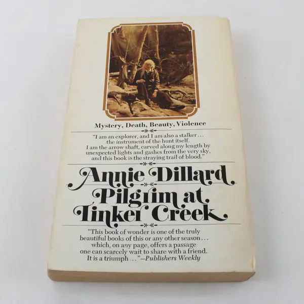 Pilgrim at Tinker Creek Annie Dillard 1974 Bantam Paperback Nature Writing