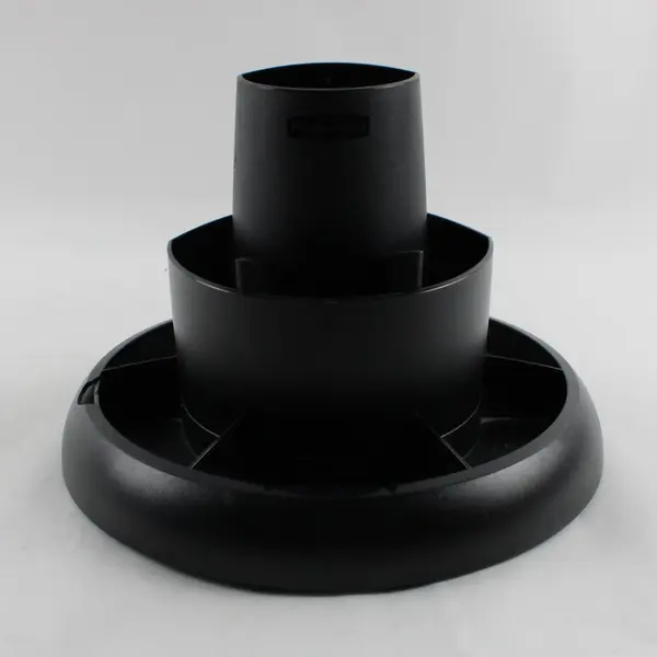 Rubbermaid Black Plastic Spinning Desk Organizer 10-Compartment Tape Dispenser