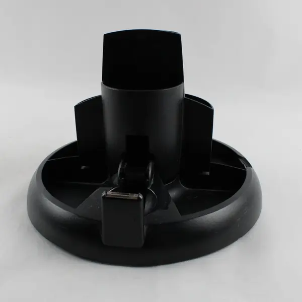 Rubbermaid Black Plastic Spinning Desk Organizer 10-Compartment Tape Dispenser