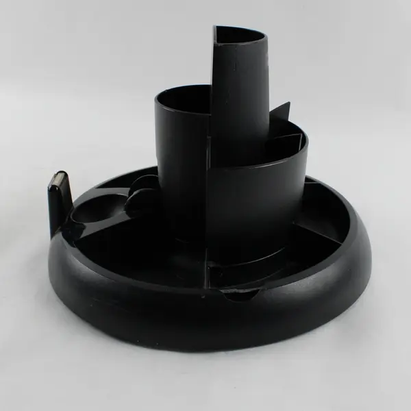 Rubbermaid Black Plastic Spinning Desk Organizer 10-Compartment Tape Dispenser