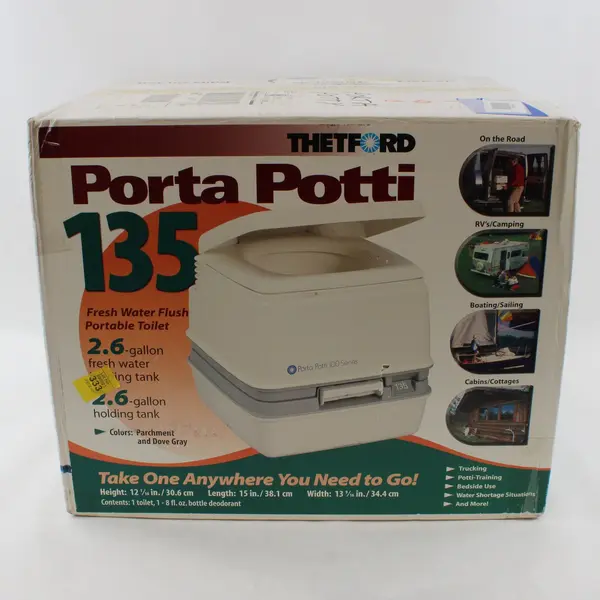 Thetford Porta Potti 135 Portable Camping Toilet Model 24135