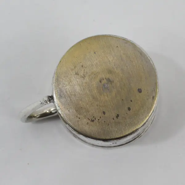 Vintage Silver Plated Child's Cup Alphabet Band Collectible