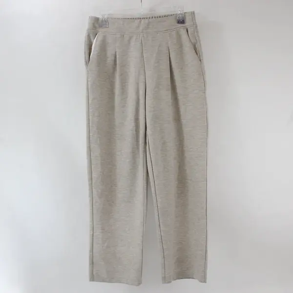 Yogalicious Scuba Boss Straight Leg Pants Women's M Beige Activewear