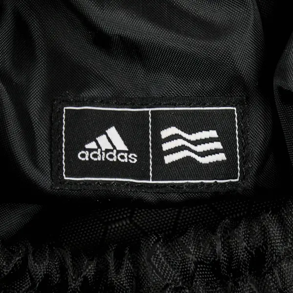Adidas Black Honeycomb Drawstring Gym Sport Bag