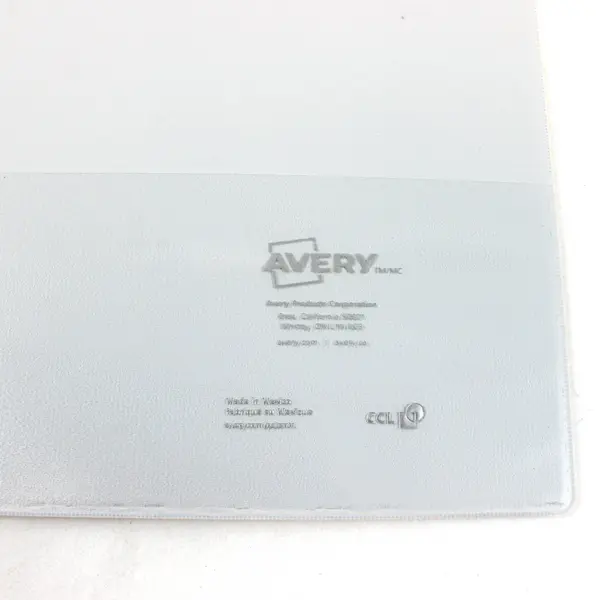 Lot of 2 Avery White 3-Ring Binders 1/2-Inch Office School